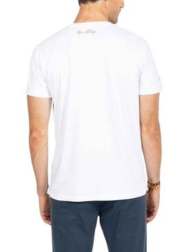 T-Shirt El Pulpo Naranjito RFEF Bianco Uomo