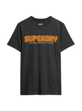 T-Shirt Superdry Repeat Blu Navy per Uomo