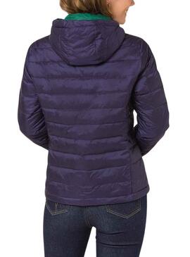 Piumini Naf Naf Cerniera Blu Navy per Donna