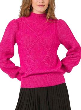 Pullover Naf Naf Vegas Rosa per Donna