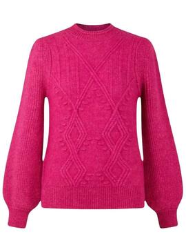 Pullover Naf Naf Vegas Rosa per Donna