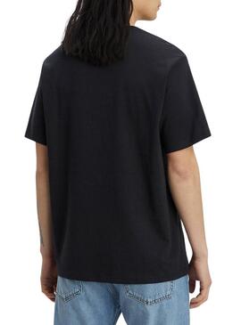 T-Shirt Levis Relaxed Fit Nero per Uomo
