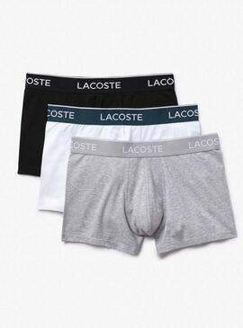 Pack 3 Mutande Lacoste Multicolore per Uomo