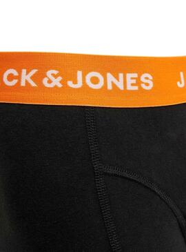 Mutande Jack & Jones Ha dato Pack 3 Nero