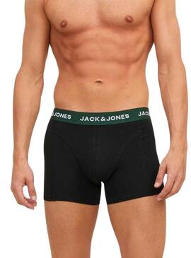 Mutande Jack & Jones Ha dato Pack 3 Nero