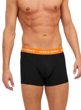 Mutande Jack & Jones Ha dato Pack 3 Nero