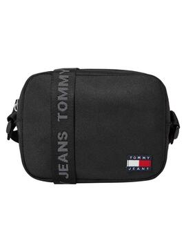 Borsa Tommy Jeans Giornaliero Crossover Nero per Donna