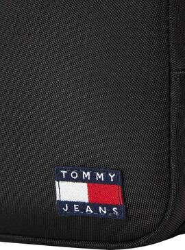 Borsa Tommy Jeans Giornaliero Crossover Nero per Donna