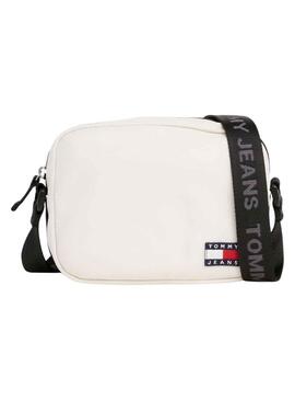 Borsa Tommy Jeans Quotidiano Crossover Bianco Donna