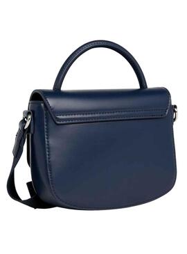 Borsa Tommy Jeans Origine Crossover Blu per Donna