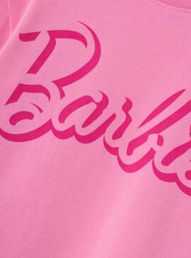T-Shirt Name It Dalina Barbie Rosa per Bambina