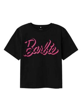 T-Shirt Name It Dalina Barbie Nero per Bambina