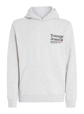 Felpa Tommy Jeans Reg Modern Grigio Uomo