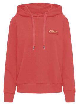 Felpa Only Nora Coral per Donna