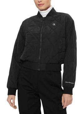 BOMBER TRAPUNTATO LW Ck Black