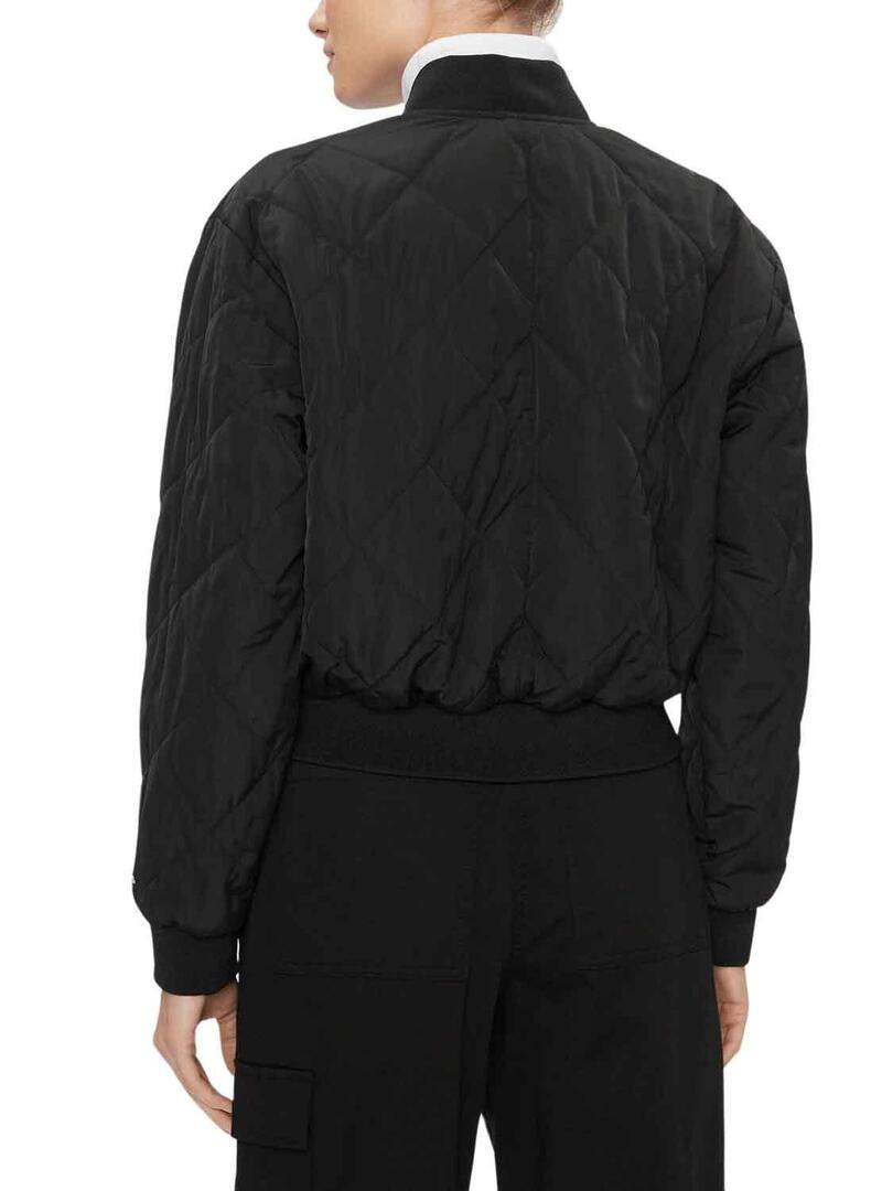 BOMBER TRAPUNTATO LW Ck Black