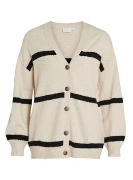 Giacca Vila Viril Stripe Nero e Bianco