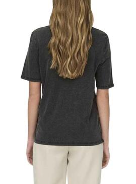 T-Shirt Only Lucia Nero per Donna