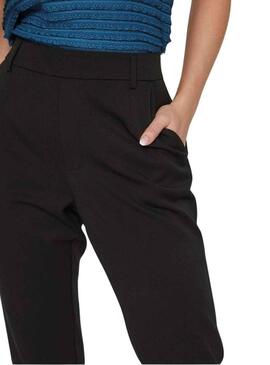 Pantaloni Vila Vivarone Nero per Donna