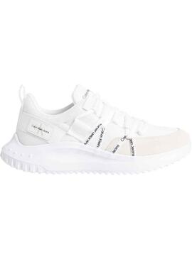 Sneakers Calvin Klein Runner Eva Bianco Donna