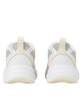 Sneakers Calvin Klein Retro Tennis Bianco Donna