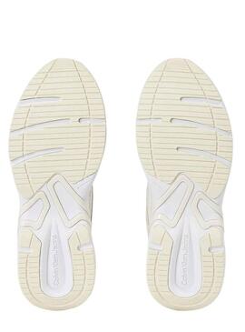 Sneakers Calvin Klein Retro Tennis Bianco Donna