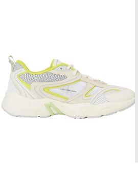 Sneakers Calvin Klein Tennis Bianco per Donna