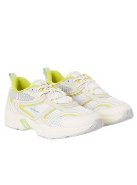 Sneakers Calvin Klein Tennis Bianco per Donna