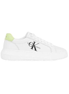Sneakers Calvin Klein Chunky Cupsol Bianco Donna