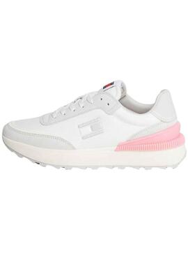 Sneakers Tommy Jeans Rech Runner Bianco Donna