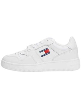 Sneakers Tommy Jeans Retro Cestino Bianco Donna