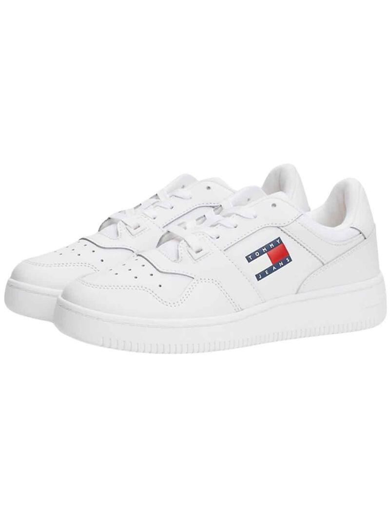 Sneakers Tommy Jeans Retro Cestino Bianco Donna