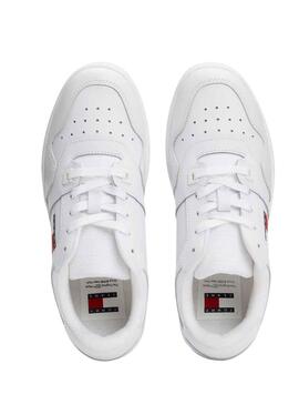 Sneakers Tommy Jeans Retro Cestino Bianco Donna