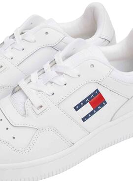 Sneakers Tommy Jeans Retro Cestino Bianco Donna