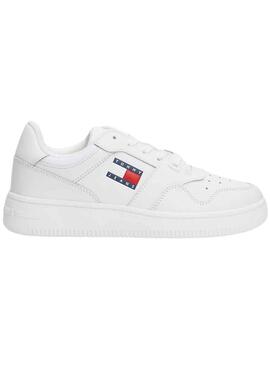 Sneakers Tommy Jeans Retro Cestino Bianco Donna
