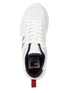 Sneakers Tommy Jeans Tech Runner Bianco Donna