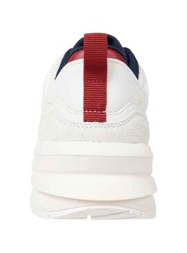 Sneakers Tommy Jeans Tech Runner Bianco Donna