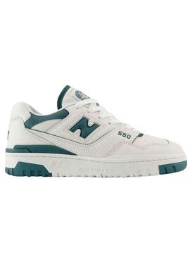 Sneakers New Balance BBW550 Verde e Bianco