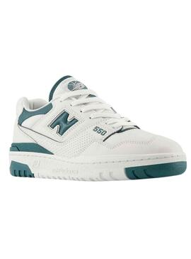 Sneakers New Balance BBW550 Verde e Bianco