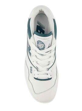 Sneakers New Balance BBW550 Verde e Bianco