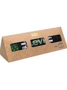 Mutande Levis Logo Box Verde per Uomo