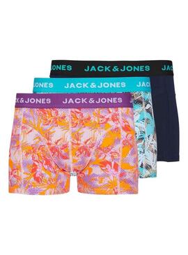 Pack 3 Boxer Jack & Jones Damiano per Uomo