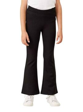 Pantaloni Name It Frikkali Bootcut Nero per Bambina