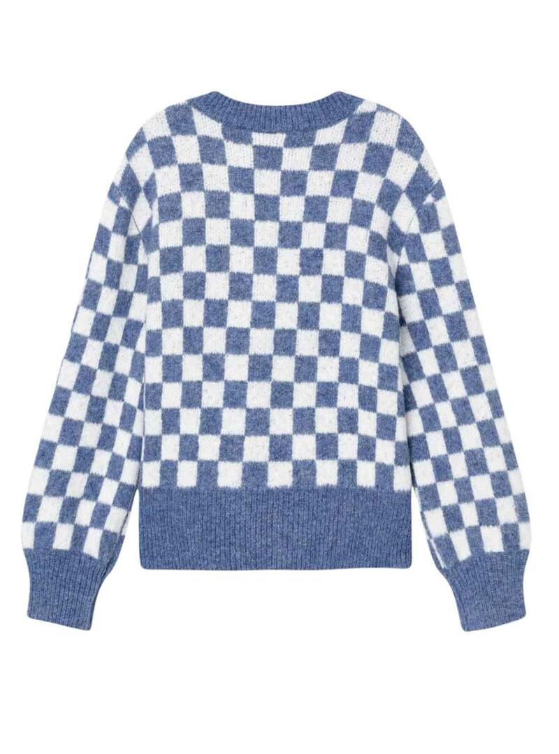 Pullover Name It Savianne Blu y Bianco per Bambina