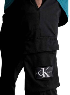 Pantaloni Calvin Klein Cargo Nero per Uomo