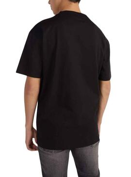 T-Shirt Calvin Klein perforato Jumpsuitlogo Nero