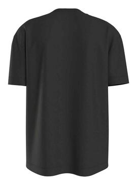 T-Shirt Calvin Klein Illusion Nero per Uomo