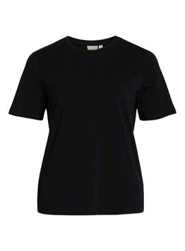 T-Shirt Vila Manometri Nero per Donna