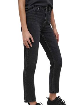 Pantaloni Jeans Only Emily Ank Nero NAS997 Donna