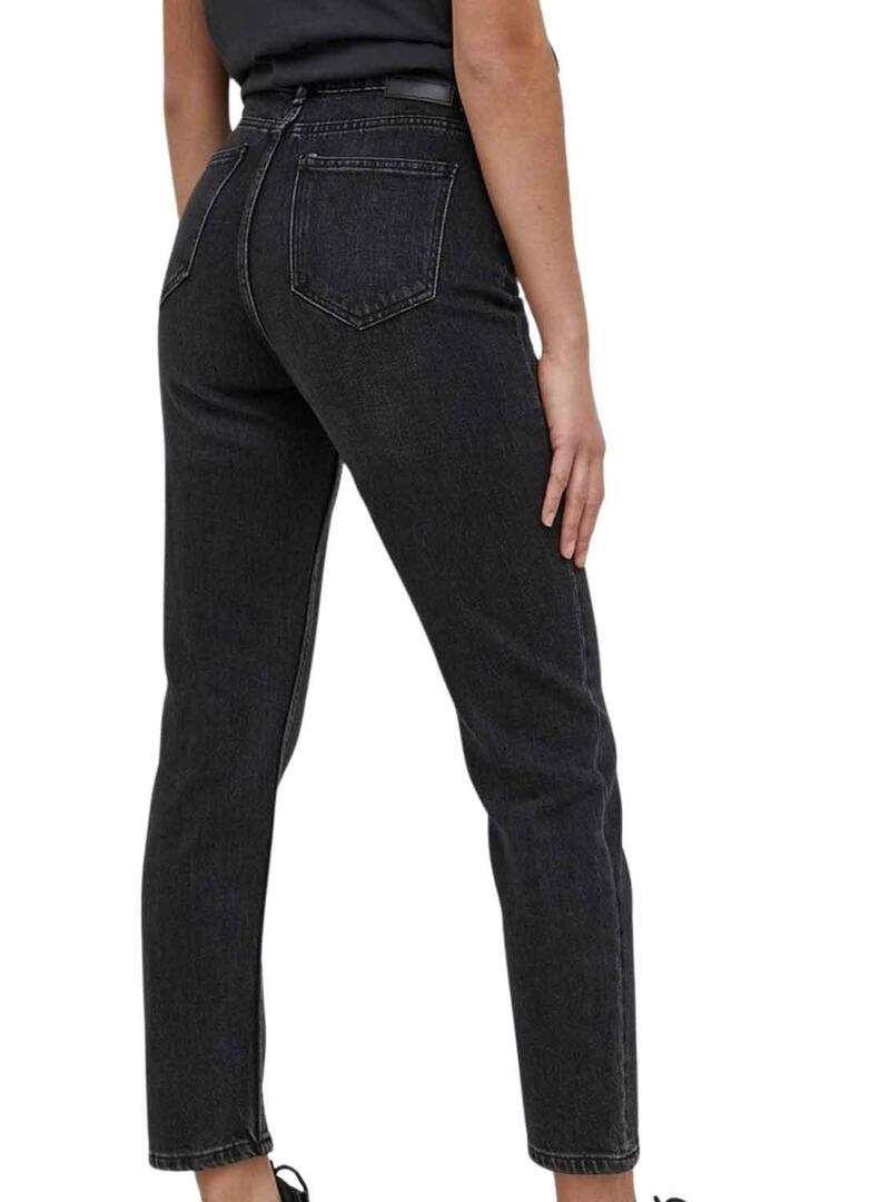 Pantaloni Jeans Only Emily Ank Nero NAS997 Donna